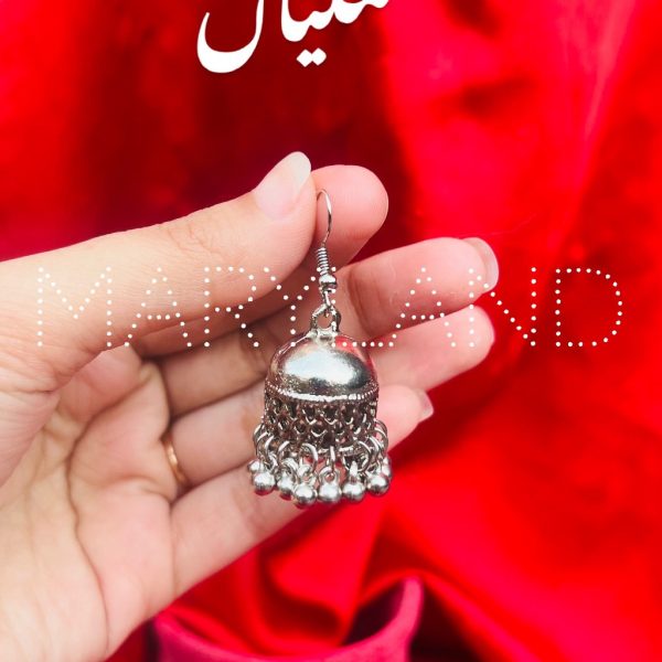 Silver Plain Jhumki