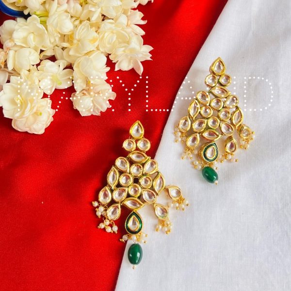 Afreen Kundan Earrings - Image 3