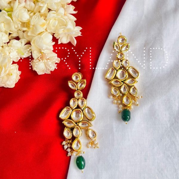 Safina Kundan Earrings - Image 3