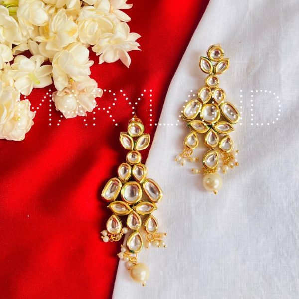 Safina Kundan Earrings - Image 2