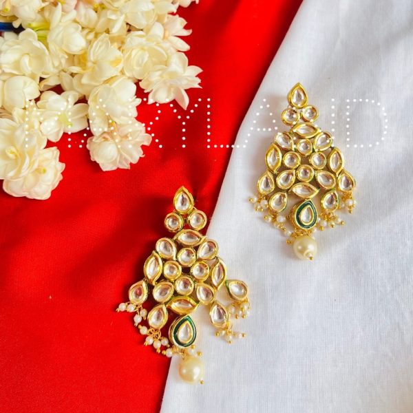 Afreen Kundan Earrings - Image 2