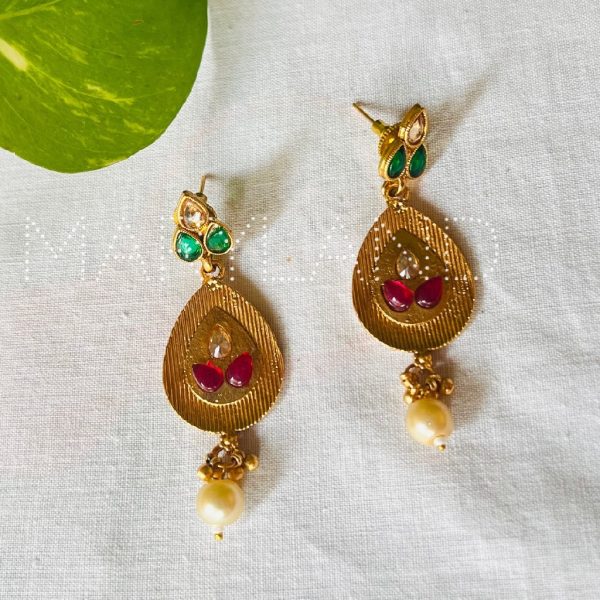 Multi Drop Rajwari Earrings