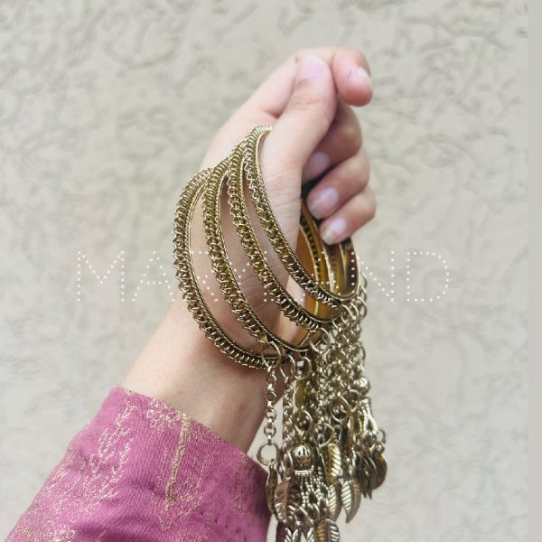 Tassel Hanging Bangles - Image 3