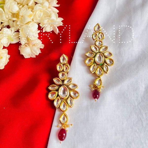 Pholjhari Kundan Earrings - Image 4