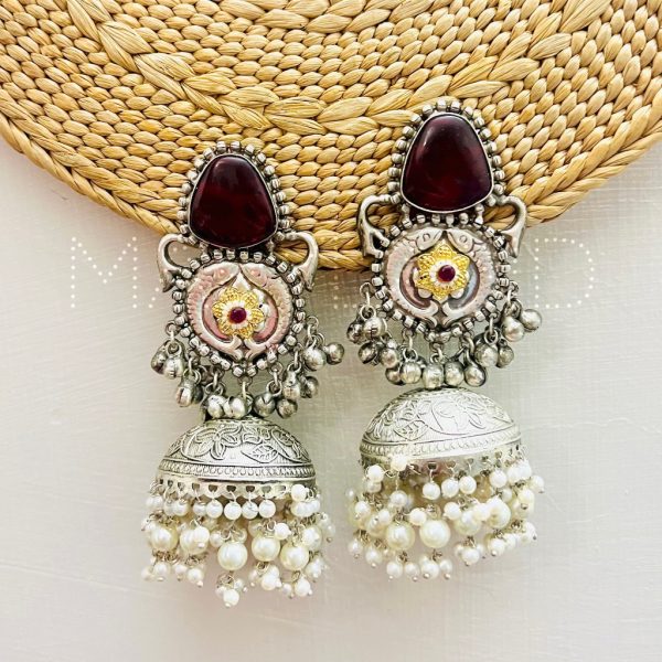 Aahil Brass Earrings