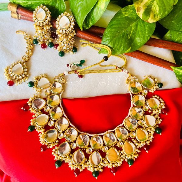 Mirror Kundan Set (Multi)