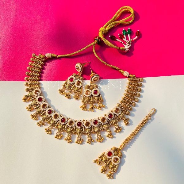 Aftab Rajwari Necklace Set