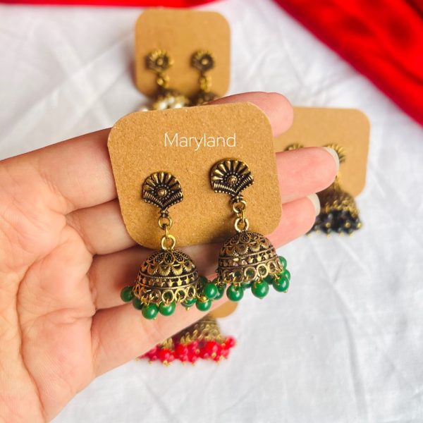 Sajni Golden Mini Jhumki - Image 2