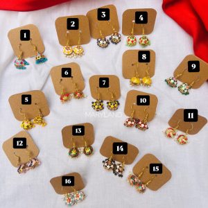 Mini Meenakari Jhumki