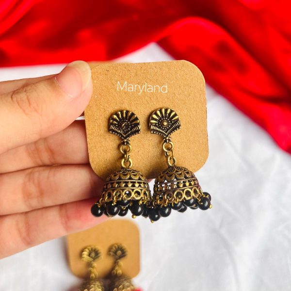 Sajni Golden Mini Jhumki - Image 4