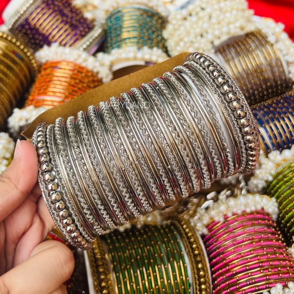 Bangle Set Sil/Cop - Image 3