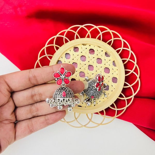 Raaz flower jhumki - Image 4