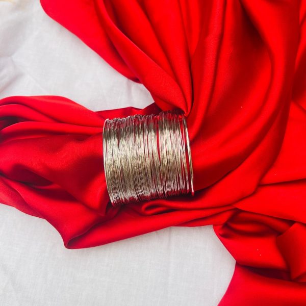 Wire Cuff (Silver)