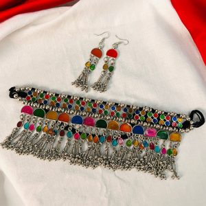 Afghani multi chokar set